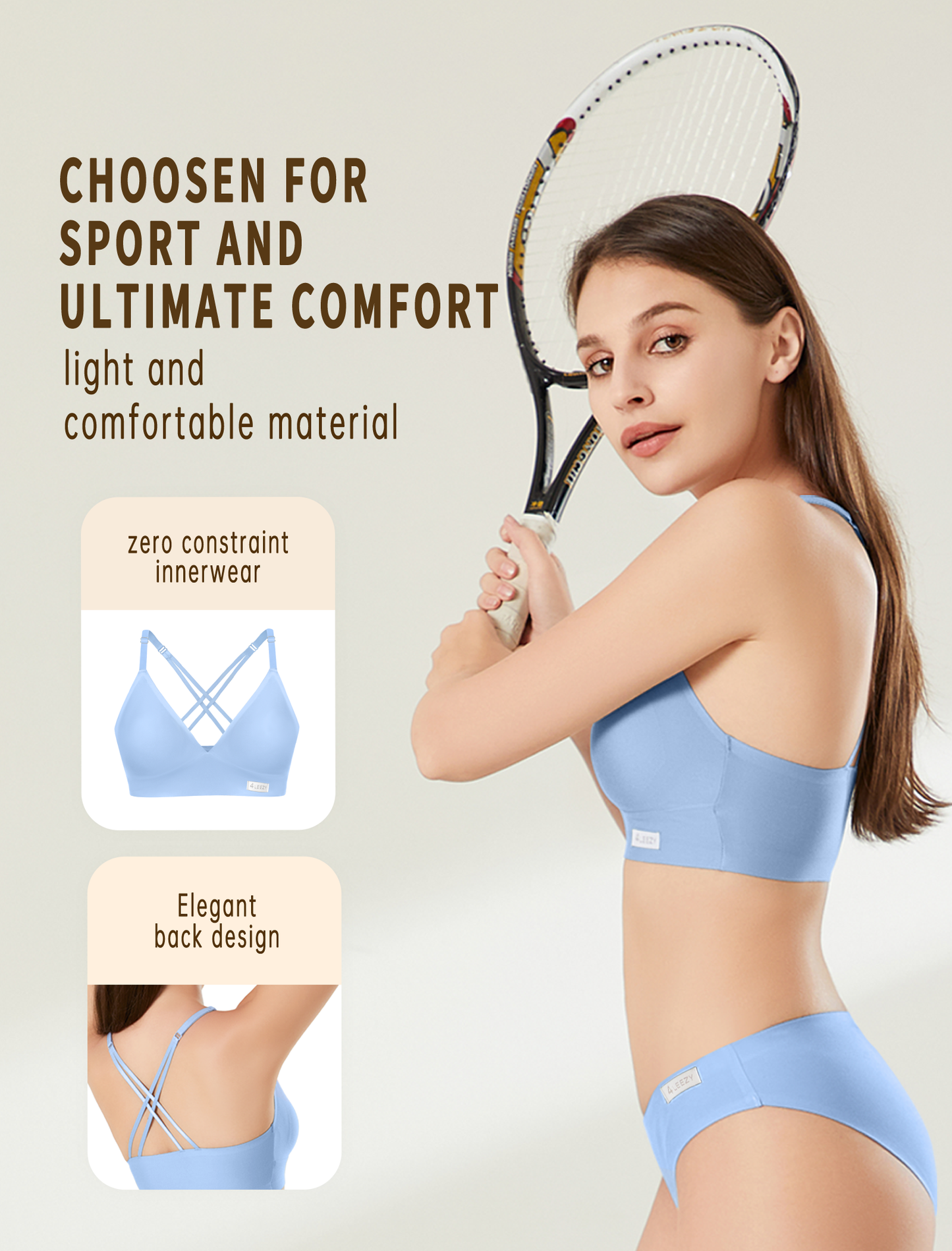 Women's Wireless Bras - Seamless Sports Bra Bralettes Comfort Padded Workout Tops Crossback Cami Crop S-XXL