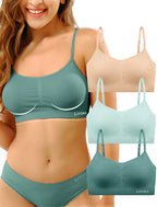 Livona Bra for Women-Sports Bra, Wireless Bra, Seamless Everyday Bra, Sleep Bra, Padded Lounge Bralette, Crop Cami Tank S-XXL…