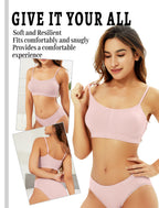 Livona Bra for Women-Sports Bra, Wireless Bra, Seamless Everyday Bra, Sleep Bra, Padded Lounge Bralette, Crop Cami Tank S-XXL…