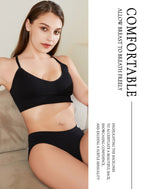 4Leezy Sports Bra for Women- Seamless Wireless Soft Bralette with Comfortable Padded and Nice Racerback Workout Tops Cami Crop Tank S-XXL