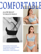 4Leezy 1 Pack Sports Bra for Women- Seamless Wireless Soft Bralette with Comfortable Padded and Nice Racerback Workout Tops Cami Crop Tank S-XXL