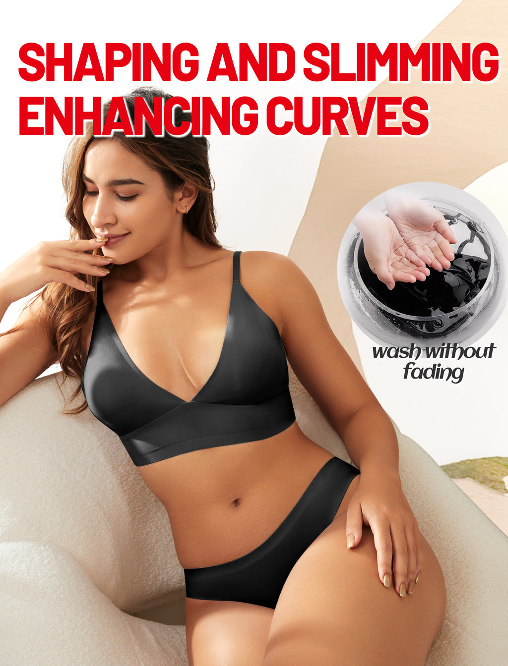 4Leezy Wireless Bras for Women - 2 Pack Sports Bra Bralettes with Support No Underwire Seamless Workout Tops Cami Crop Tank S-XXL