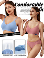 Livona Lace Bralette for Women - Comfort Sports Bra Wireless Padded Bralette with Support Workout Tops Cami Crop S-XXL