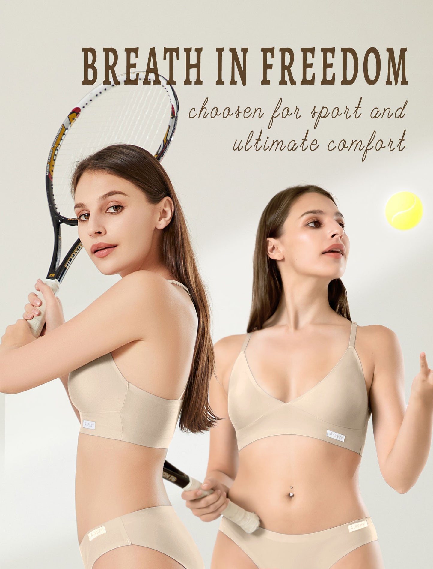 Women's Wireless Bras - Seamless Sports Bra Bralettes Comfort Padded Workout Tops Crossback Cami Crop S-XXL