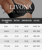 Leezywear Women's T-Shirt/Tank Top Bra - Full Coverage Laser Push Up with Back Lace Support Work Out Bra