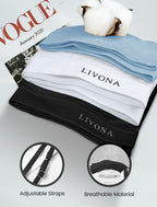 Livona 3 Pack Popular Girls Padded Training Bra Pack – Crop Cami Training Bras for Girls,Seamless Bra Design with Removable Padding