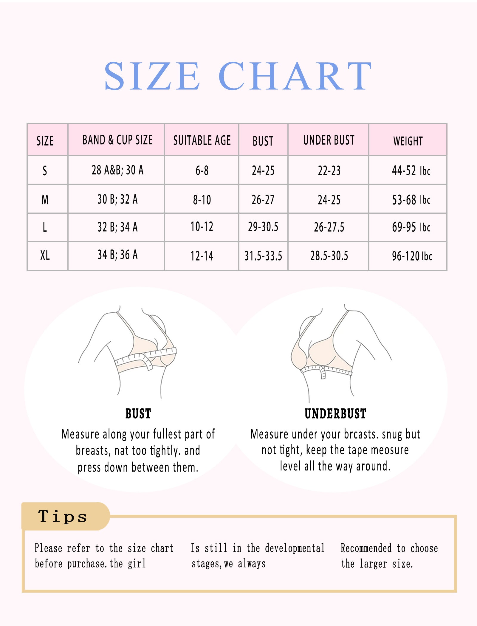 Livona 6 Pack Popular Girls Padded Training Bra Pack – Crop Cami Training Bras for Girls,Seamless Bra Design with Removable Padding