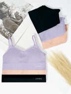 Livona 6 Pack Training Bras for Girls-Sports Bra, Fitness Bra, Padded Everyday Bra Bralette,Crop Cami Tank Top (6-14)