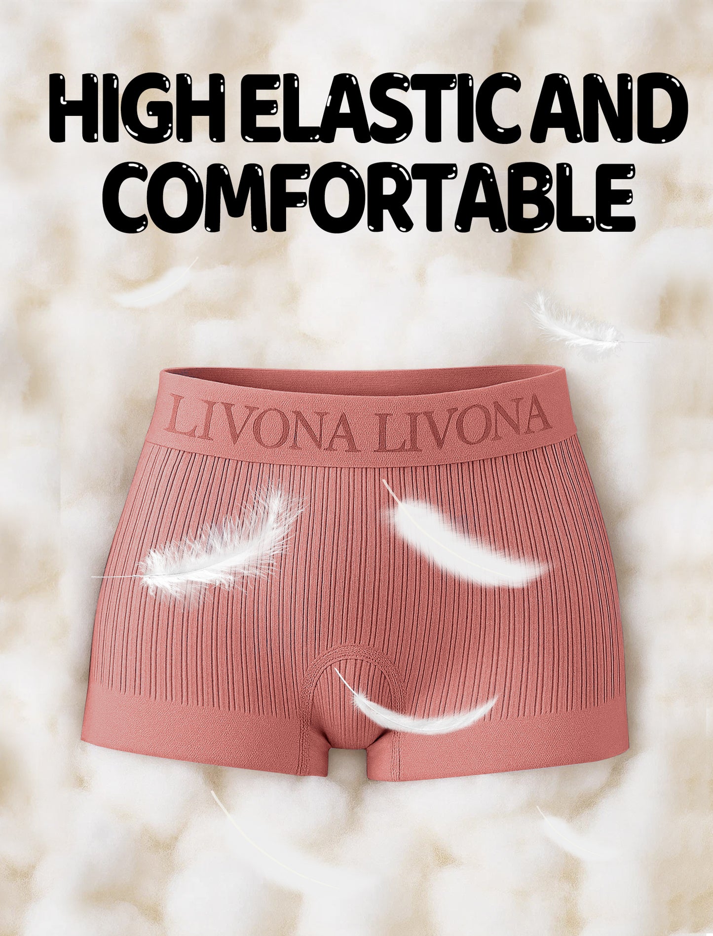 Livona 9-Pack Girls' Seamless Boyshort Underwear,Moisture-Wicking Kids Panties,No-Ride Design