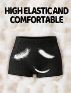 Livona 6-Pack Girls' Seamless Boyshort Underwear,Moisture-Wicking Kids Panties,No-Ride Design
