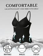 Livona Women's Lace Cami Top - Adjustable Spaghetti Straps Wireless Comfort Padded Tank for Sleep Lounge