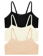Livona Ultra-Comfy Seamless Bralette for Girls–Buttery Soft Ribbed & Jacquard,No Padding – Effortless Comfort & Style