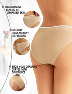 Livona Girls Seamless Ribbed Training Panties - Soft Sports Underwear for Teens