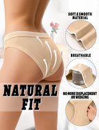 Livona Girls Seamless Ribbed Training Panties - Soft Sports Underwear for Teens