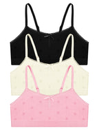 Livona Ultra-Comfy Seamless Bralette for Girls–Buttery Soft Ribbed & Jacquard,No Padding – Effortless Comfort & Style