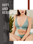 Livona 3 Pack Sports Bras for Women - V-Neck Wireless Bralettes with Support Comfort Plunge Padded Fitness Cami Crop S-XXL