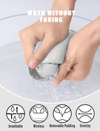 Livona 3 Packs Girls Sports Bra Crop Tops for Kids Training Bra Cute Crop Tops for Girls Cami Bra( 6-14）