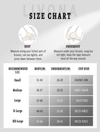 Livona Lace Bralette for Women - Comfort Sports Bra Wireless Padded Bralette with Support Workout Tops Cami Crop S-XXL